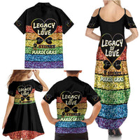 Free To Be Sydney Mardi Gras Family Matching Summer Maxi Dress and Hawaiian Shirt Legacy Of Love