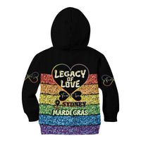 Free To Be Sydney Mardi Gras Kid Hoodie Legacy Of Love