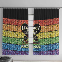 Free To Be Sydney Mardi Gras Window Curtain Legacy Of Love - Wonder Print Shop