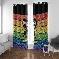 Free To Be Sydney Mardi Gras Window Curtain Legacy Of Love - Wonder Print Shop