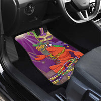 Mardi Gras 2025 Car Mats Funny Jester Lobster With Beads