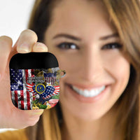 US Virgin Islands USA Half Flag AirPods Case Together We Grow Smoke Effect - Wonder Print Shop