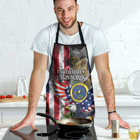 US Virgin Islands USA Half Flag Apron Together We Grow Smoke Effect - Wonder Print Shop