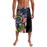 US Virgin Islands USA Half Flag Lavalava Together We Grow Smoke Effect - Wonder Print Shop