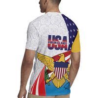United States Virgin Islands Rugby Jersey USA Curve Flag With Yellow Eagle - Wonder Print Shop