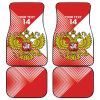 Custom Russia Volleyball Car Mats Reds Caesar Land Dynamic Style