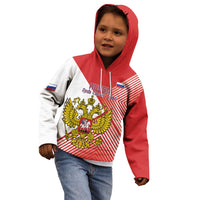 Custom Russia Volleyball Kid Hoodie Reds Caesar Land Dynamic Style