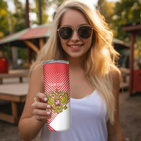Custom Russia Volleyball Skinny Tumbler Reds Caesar Land Dynamic Style