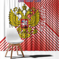 Custom Russia Volleyball Window Curtain Reds Caesar Land Dynamic Style