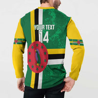 Custom Dominica Football Button Sweatshirt 2025 Go Dominik