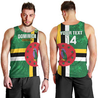 Custom Dominica Football Men Tank Top 2025 Go Dominik