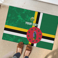 Custom Dominica Football Rubber Doormat 2025 Go Dominik