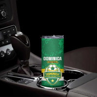 Custom Dominica Football Skinny Tumbler 2025 Go Dominik