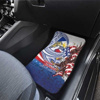Filipino American History Month Car Mats Philippines Agila USA Eagle Mix Flag