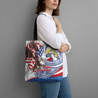 Filipino American History Month Tote Bag Philippines Agila USA Eagle Mix Flag