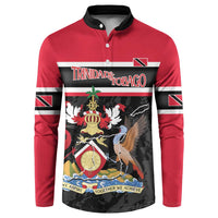 Trinidad and Tobago Button Sweatshirt Together We Aspire Together We Achieve