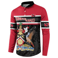 Trinidad and Tobago Button Sweatshirt Together We Aspire Together We Achieve