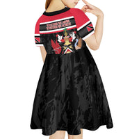 Trinidad and Tobago Kid Short Sleeve Dress Together We Aspire Together We Achieve