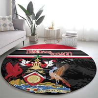 Trinidad and Tobago Round Carpet Together We Aspire Together We Achieve