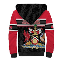Trinidad and Tobago Sherpa Hoodie Together We Aspire Together We Achieve
