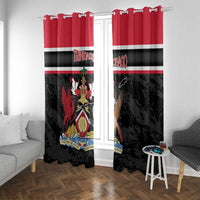 Trinidad and Tobago Window Curtain Together We Aspire Together We Achieve