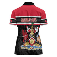 Trinidad and Tobago Women Polo Shirt Together We Aspire Together We Achieve