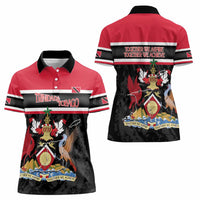 Trinidad and Tobago Women Polo Shirt Together We Aspire Together We Achieve