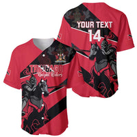 Custom Trinidad and Tobago Cricket Baseball Jersey Come On Trinbago Knight Riders