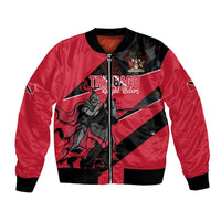 Custom Trinidad and Tobago Cricket Bomber Jacket Come On Trinbago Knight Riders