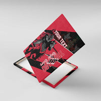 Custom Trinidad and Tobago Cricket Canvas Wall Art Come On Trinbago Knight Riders