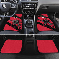 Custom Trinidad and Tobago Cricket Car Mats Come On Trinbago Knight Riders