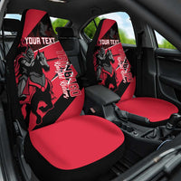 Custom Trinidad and Tobago Cricket Car Seat Cover Come On Trinbago Knight Riders