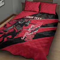 Custom Trinidad and Tobago Cricket Quilt Bed Set Come On Trinbago Knight Riders