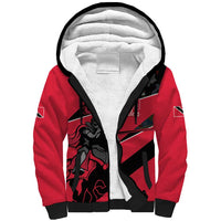Custom Trinidad and Tobago Cricket Sherpa Hoodie Come On Trinbago Knight Riders