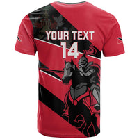 Custom Trinidad and Tobago Cricket T Shirt Come On Trinbago Knight Riders