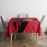 Custom Trinidad and Tobago Cricket Tablecloth Come On Trinbago Knight Riders