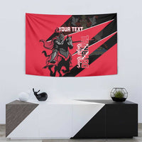 Custom Trinidad and Tobago Cricket Tapestry Come On Trinbago Knight Riders