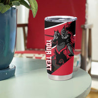 Custom Trinidad and Tobago Cricket Tumbler Cup Come On Trinbago Knight Riders