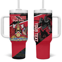 Custom Trinidad and Tobago Cricket Tumbler With Handle Come On Trinbago Knight Riders