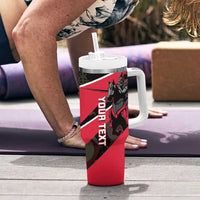 Custom Trinidad and Tobago Cricket Tumbler With Handle Come On Trinbago Knight Riders