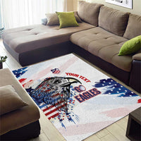 USA 2026 Rugby Custom Area Rug Go Eagle Brushes Style