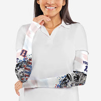 USA 2026 Rugby Custom Arm Sleeves Go Eagle Brushes Style