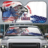 USA 2026 Rugby Custom Auto Sun Shade Go Eagle Brushes Style
