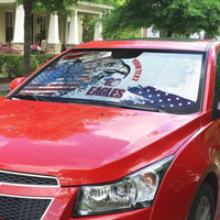 USA 2026 Rugby Custom Auto Sun Shade Go Eagle Brushes Style