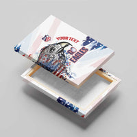 USA 2026 Rugby Custom Canvas Wall Art Go Eagle Brushes Style