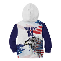 USA 2026 Rugby Custom Kid Hoodie Go Eagle Brushes Style
