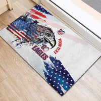 USA 2026 Rugby Custom Rubber Doormat Go Eagle Brushes Style