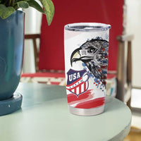 USA 2026 Rugby Custom Tumbler Cup Go Eagle Brushes Style