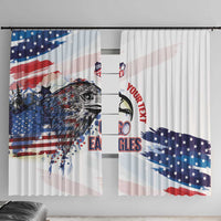 USA 2026 Rugby Custom Window Curtain Go Eagle Brushes Style