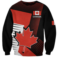 July 1 Canada Sweatshirt Independence Day with Canadian Maple Leaf - Wonder Print Shop